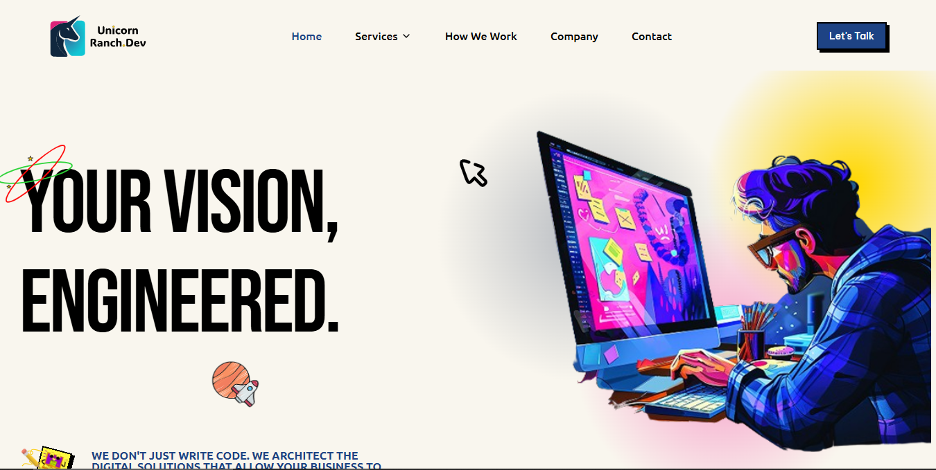 Unicorn Ranch – Full-Stack Product Studio Website
